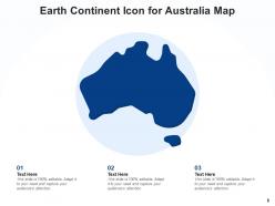 Australia Icon Political Boarders Circular National Continent Location