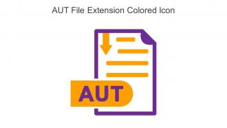 AUT File Extension Colored Icon In Powerpoint Pptx Png And Editable Eps Format