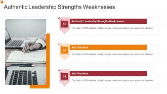 Authentic Leadership Strengths Weaknesses In Powerpoint And Google Slides Cpb