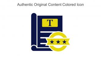 Authentic Original Content Colored Icon In Powerpoint Pptx Png And Editable Eps Format