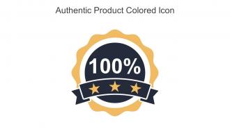 Authentic Product Colored Icon In Powerpoint Pptx Png And Editable Eps Format