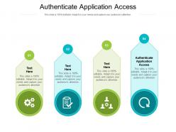 Authenticate application access ppt inspiration backgrounds cpb