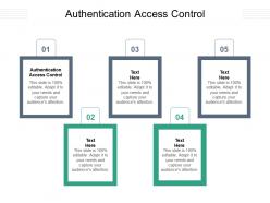 Authentication access control ppt powerpoint presentation introduction cpb