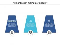 Authentication computer security ppt powerpoint presentation model deck cpb
