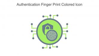 Authentication Finger Print Colored Icon In Powerpoint Pptx Png And Editable Eps Format
