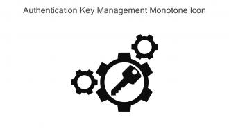 Authentication Key Management Monotone Icon In Powerpoint Pptx Png And Editable Eps Format