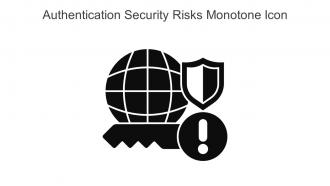 Authentication Security Risks Monotone Icon In Powerpoint Pptx Png And Editable Eps Format