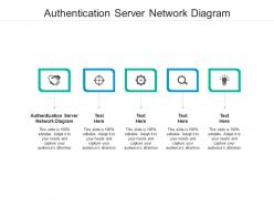 Authentication server network diagram ppt powerpoint presentation summary example cpb