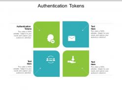 Authentication tokens ppt powerpoint presentation file picture cpb