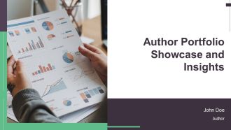 Author Portfolio Showcase And Insights PPT Template AT