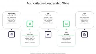 Authoritative Leadership Style In Powerpoint And Google Slides Cpb