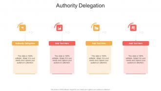 Authority Delegation In Powerpoint And Google Slides Cpb