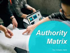 Authority Matrix Project Chartering Committee Client Representatives Project Manager