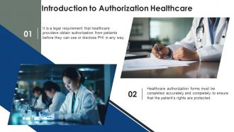 Authorization Healthcare powerpoint presentation and google slides ICP Professional Informative