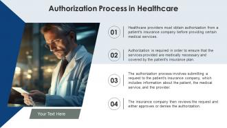 Authorization Healthcare powerpoint presentation and google slides ICP Visual Informative