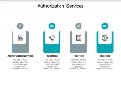 Authorization services ppt powerpoint presentation styles sample cpb