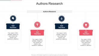 Authors Research In Powerpoint And Google Slides Cpb