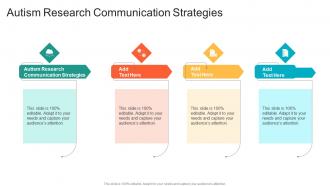 Autism Research Communication Strategies In Powerpoint And Google Slides Cpb