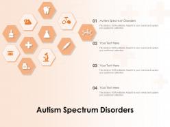 Autism Spectrum Disorders Ppt Powerpoint Presentation Icon Design Templates
