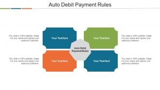 Auto Debit Payment Rules Ppt Powerpoint Presentation Slides Graphics Cpb