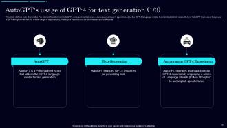 Auto GPT Autonomous GPT 4 Experiment Explained ChatGPT CD Analytical Pre-designed