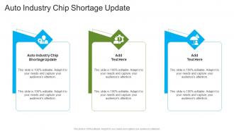 Auto Industry Chip Shortage Update In Powerpoint And Google Slides Cpb
