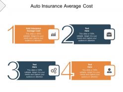 Auto insurance average cost ppt powerpoint presentation icon example file cpb