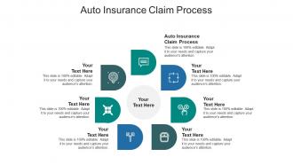 Auto insurance claim process ppt powerpoint presentation inspiration format cpb