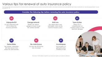 Auto Insurance Policy Comprehensive Guide Powerpoint Presentation Slides Captivating Good