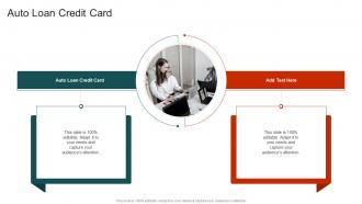 Auto Loan Credit Card In Powerpoint And Google Slides Cpb