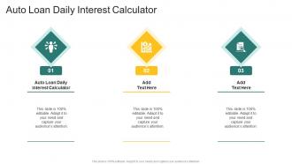 Auto Loan Daily Interest Calculator In Powerpoint And Google Slides Cpb
