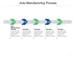 Auto manufacturing process ppt powerpoint presentation infographics rules cpb