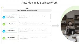 Auto Mechanic Business Work In Powerpoint And Google Slides Cpb