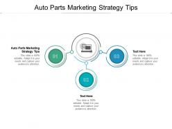 Auto parts marketing strategy tips ppt powerpoint presentation gallery objects cpb