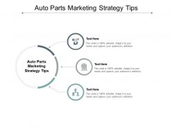 Auto parts marketing strategy tips ppt powerpoint presentation layouts introduction cpb