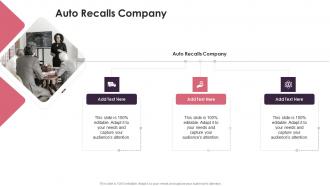 Auto Recalls Company In Powerpoint And Google Slides Cpb