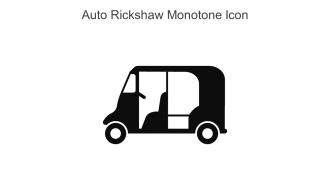 Auto Rickshaw Monotone Icon In Powerpoint Pptx Png And Editable Eps Format