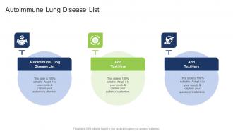 Autoimmune Lung Disease List In Powerpoint And Google Slides Cpb