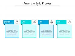 Automate build process ppt powerpoint presentation professional samples cpb