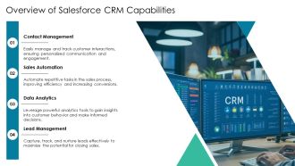 Automate Customer Data Management With Salesforce CRM PPT Structure AT Template Captivating