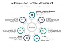 Automate loan portfolio management ppt powerpoint layouts cpb