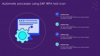 Automate Processes Using Sap iRPA Tool Icon
