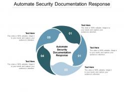 Automate security documentation response ppt powerpoint presentation inspiration introduction cpb