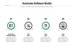 Automate software builds ppt powerpoint presentation pictures influencers cpb