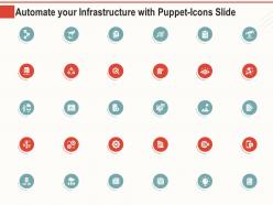 Automate your infrastructure with puppet icons slide