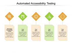 Automated accessibility testing ppt powerpoint presentation portfolio cpb