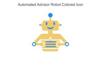 Automated Advisor Robot Colored Icon In Powerpoint Pptx Png And Editable Eps Format