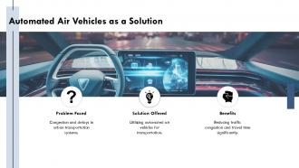 Automated Air Vehicles As A Solution Automated Air Vehicles PPT PowerPoint ST AI SS