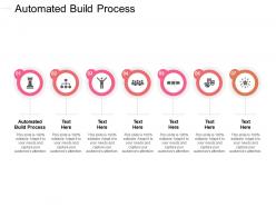 Automated build process ppt powerpoint presentation infographic template portrait cpb