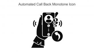 Automated Call Back Monotone Icon In Powerpoint Pptx Png And Editable Eps Format